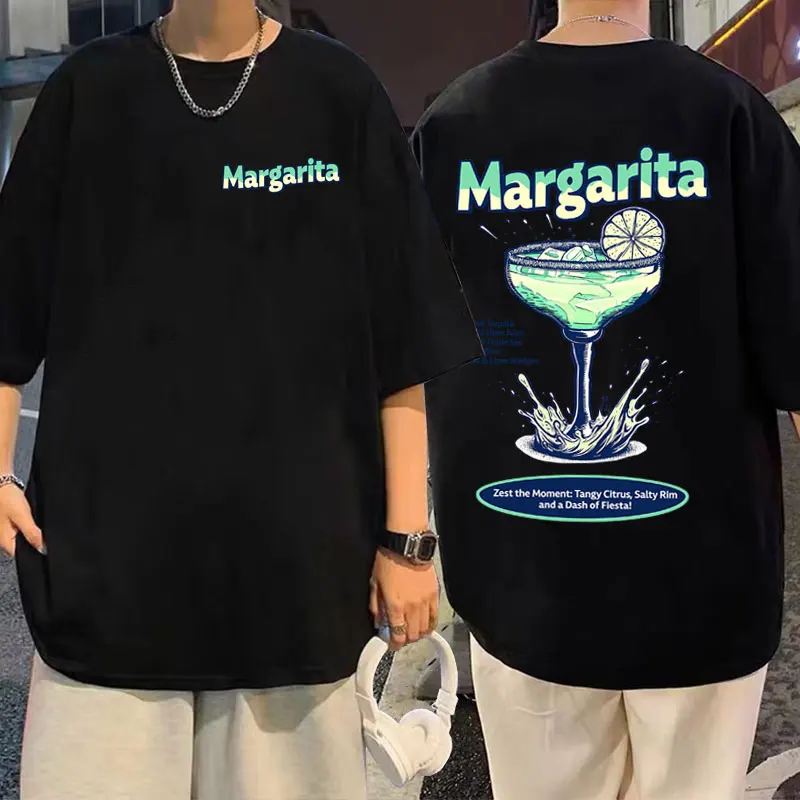 Funny Margarita Cocktail Print T-shirt Men Women Fashion Casual Pure Cotton T Shirts Summer Unsiex Vintage Oversized Streetwear
Funny Margarita Cocktail Print T-shirt Men Women Fashion Casual Pure Cotton T Shirts Summer Unsiex Vintage Oversized Streetwear