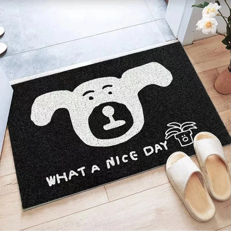 Welcome Rug Home Floor Mat Silk Ring Pvc Entrance Doormat Dirt Trapping Non-slip Carpet Black Entrance Door Mats שטיח כניסה לבית
Welcome Rug Home Floor Mat Silk Ring Pvc Entrance Doormat Dirt Trapping Non-slip Carpet Black Entrance Door Mats שטיח כניסה לבית