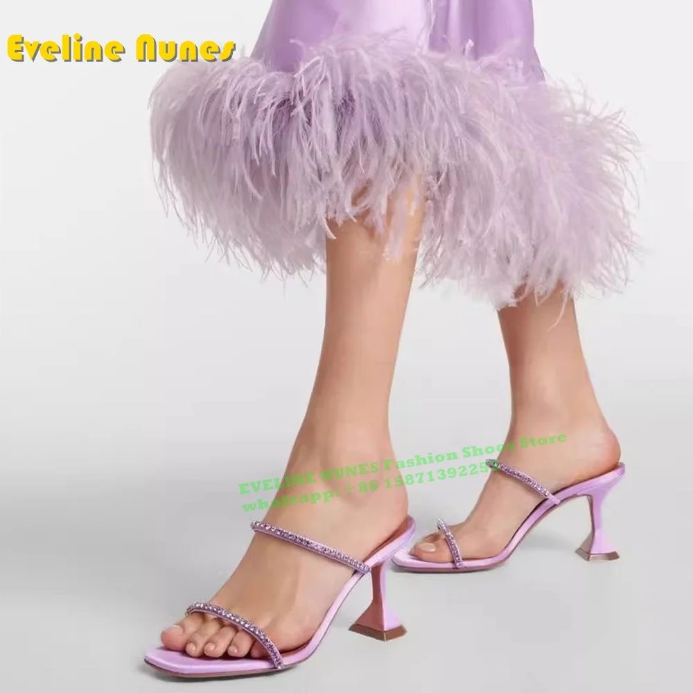 Rhinestone Wine-Glass Slip On Purple Sandals Square Toe Shallow Narrow Band Slingback Side Air Women Sexy Party Slides 2025 New
Rhinestone Wine-Glass Slip On Purple Sandals Square Toe Shallow Narrow Band Slingback Side Air Women Sexy Party Slides 2025 New