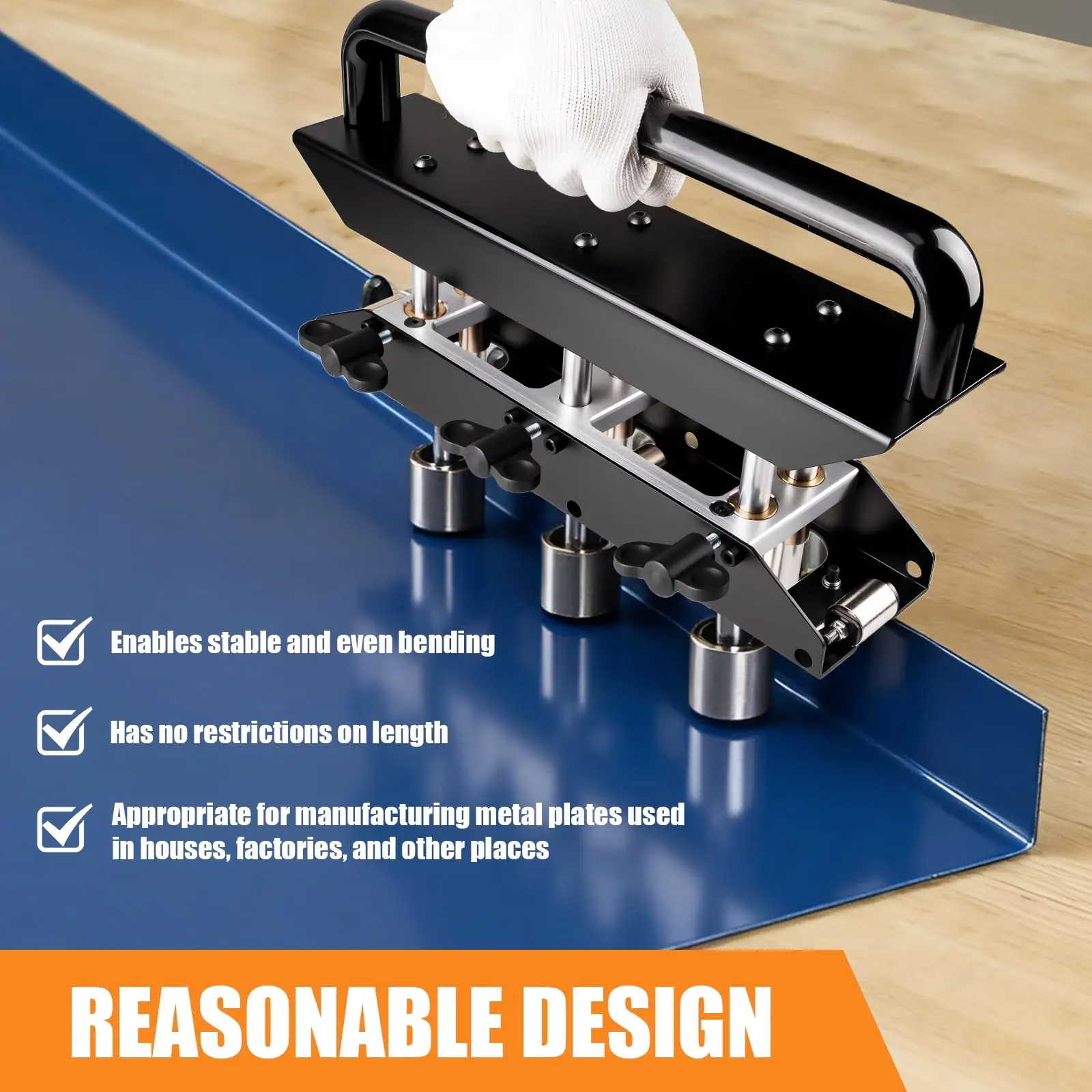 3-станционный гибочный станок для листового металла для покров стали, алюминия, меди, аксессуары шириной от 16 до 102 мм
3-станционный гибочный станок для листового металла для покров стали, алюминия, меди, аксессуары шириной от 16 до 102 мм