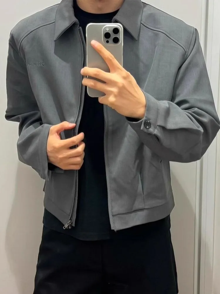 Cleanfit ort Padded oulder Jaet Men's Spring Autumn High Street American Sle Flip Collar Coat Youth Trendy Windproof
Cleanfit ort Padded oulder Jaet Men's Spring Autumn High Street American Sle Flip Collar Coat Youth Trendy Windproof