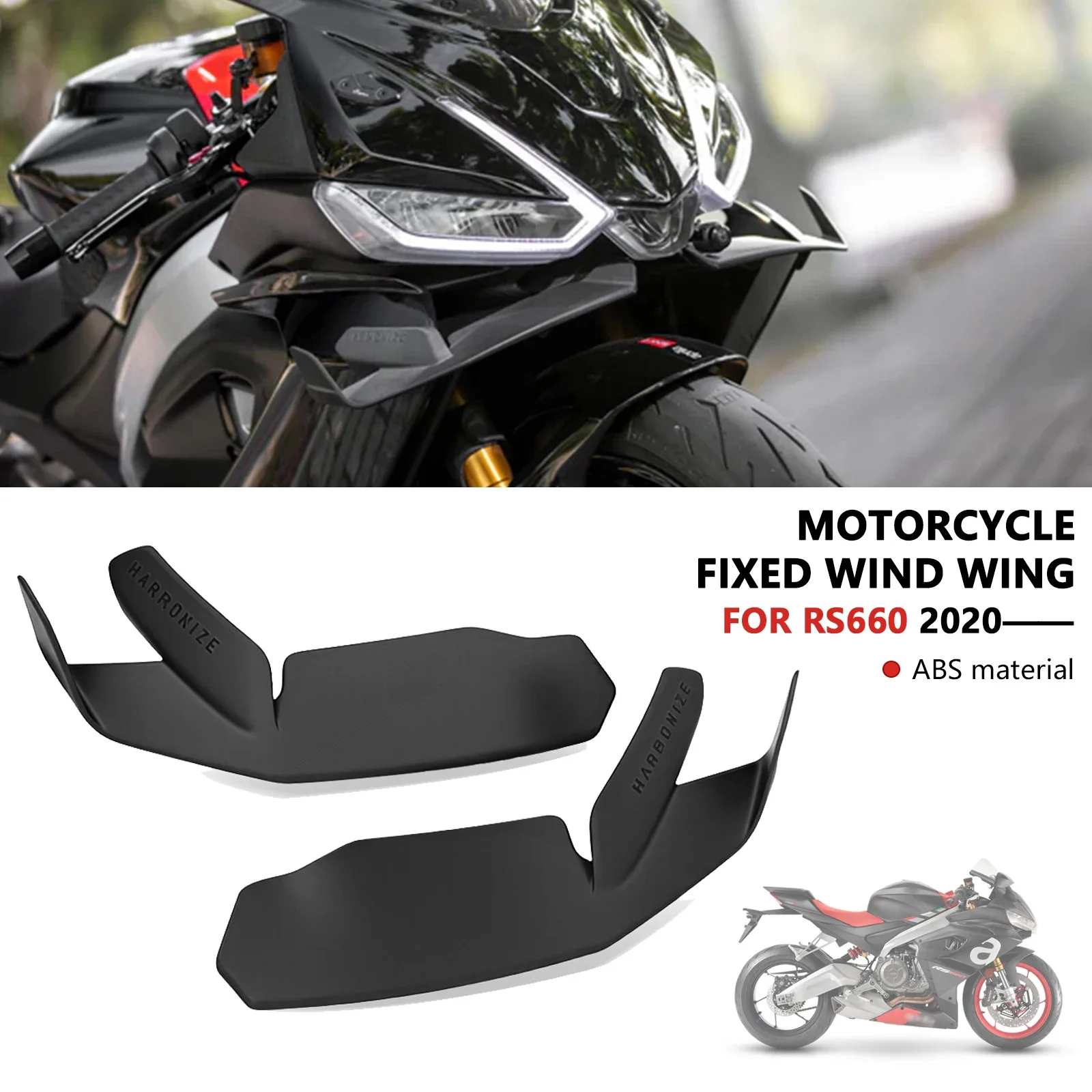 For RS660 2024 RS 660 rs660 2023 2022 2021 2020Motorcycle Winglet Aerodynamic Wing Kit Side Wind Spoiler lower shroud front wing
For RS660 2024 RS 660 rs660 2023 2022 2021 2020Motorcycle Winglet Aerodynamic Wing Kit Side Wind Spoiler lower shroud front wing
