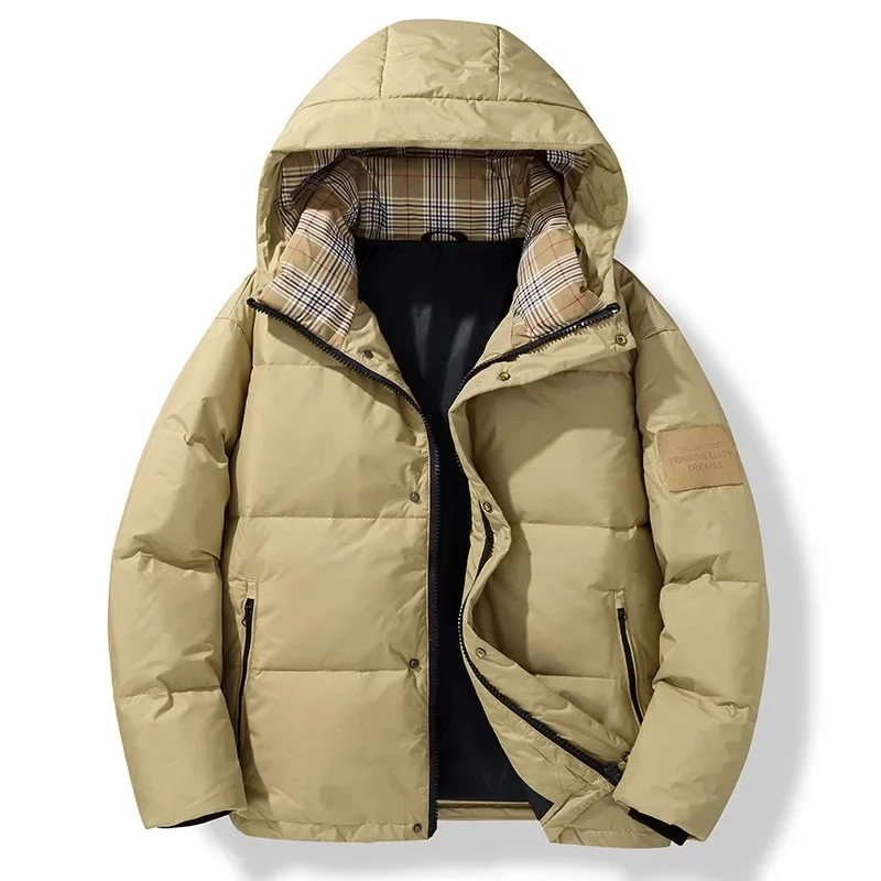 2023 Autumn and Winter New Youth Fashion Trend Men's Hooded Coat Casual Cotton Coat
2023 Autumn and Winter New Youth Fashion Trend Men's Hooded Coat Casual Cotton Coat