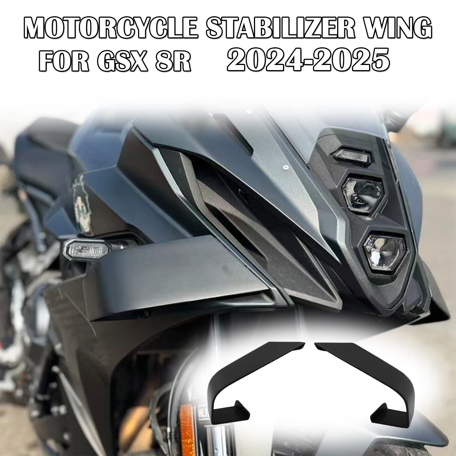 Подходит для GSX 8R, новый мотоцикл, прижимная сила, голые фронтальные спойлеры, аэродинамическое крыло, комплект переднего спойлера для GSX8R 2024-2025
Подходит для GSX 8R, новый мотоцикл, прижимная сила, голые фронтальные спойлеры, аэродинамическое крыло, комплект переднего спойлера для GSX8R 2024-2025