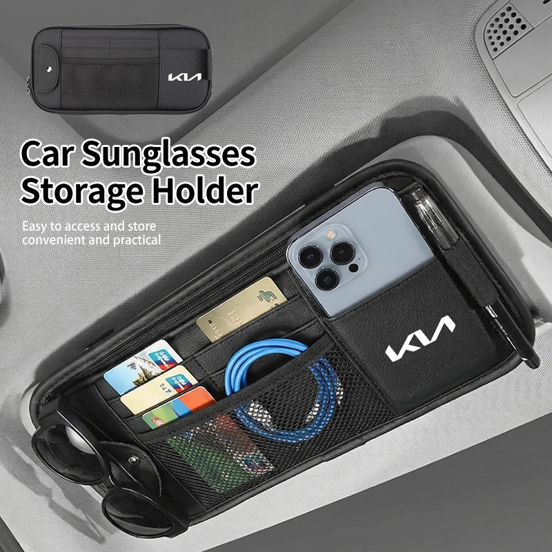 Car Sun Visor Organizer Sunglasses Holder Card Clip Bag Accessories For KIA Rio K5 Sportage Ceed Sorento Picanto Stinger Optima
Car Sun Visor Organizer Sunglasses Holder Card Clip Bag Accessories For KIA Rio K5 Sportage Ceed Sorento Picanto Stinger Optima