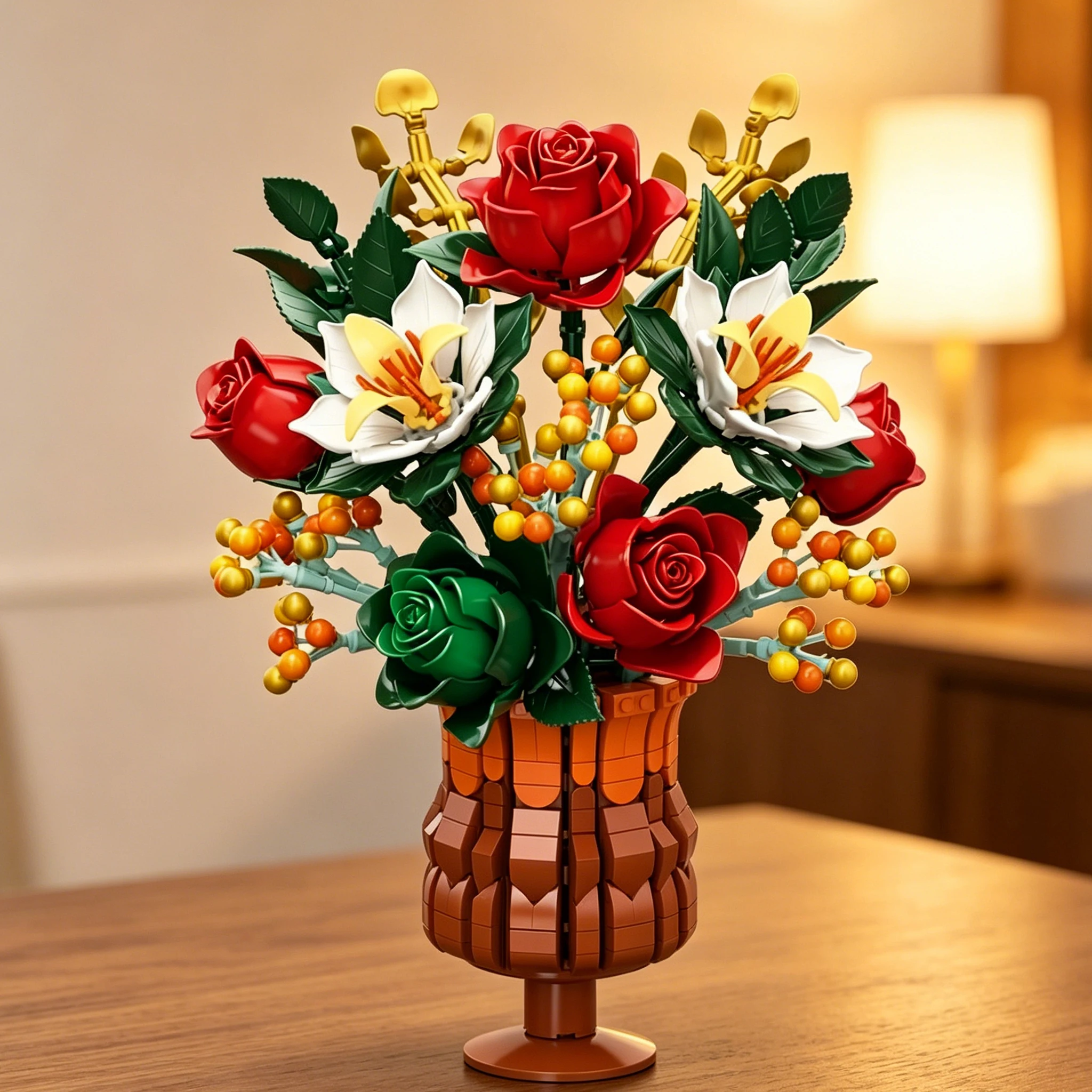 1129PCS Datura Flower Building Blocks Rose Dragon Fruit Bouquet Vase Model Bricks Desktop Ornament Educational Toy Holiday Gifts
1129PCS Datura Flower Building Blocks Rose Dragon Fruit Bouquet Vase Model Bricks Desktop Ornament Educational Toy Holiday Gifts