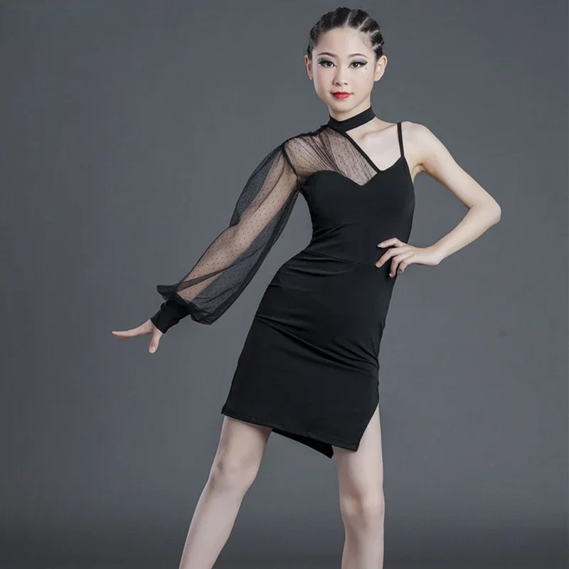Latin Dance Dress for Ballroom Dancing Black Tango Salsa Costumes Cha Cha Samba Competition Clothing Kids Girls Modern Dancewear
Latin Dance Dress for Ballroom Dancing Black Tango Salsa Costumes Cha Cha Samba Competition Clothing Kids Girls Modern Dancewear