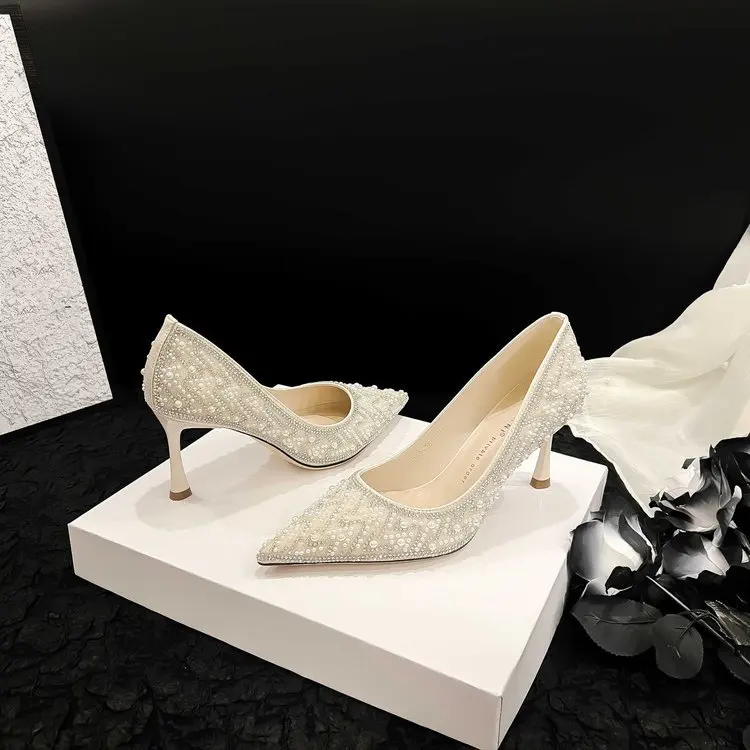 Women's High Heels Stiletto Heels Sequins Rhinestone Decoration Fashion Women's Dress Party Shoes
Women's High Heels Stiletto Heels Sequins Rhinestone Decoration Fashion Women's Dress Party Shoes