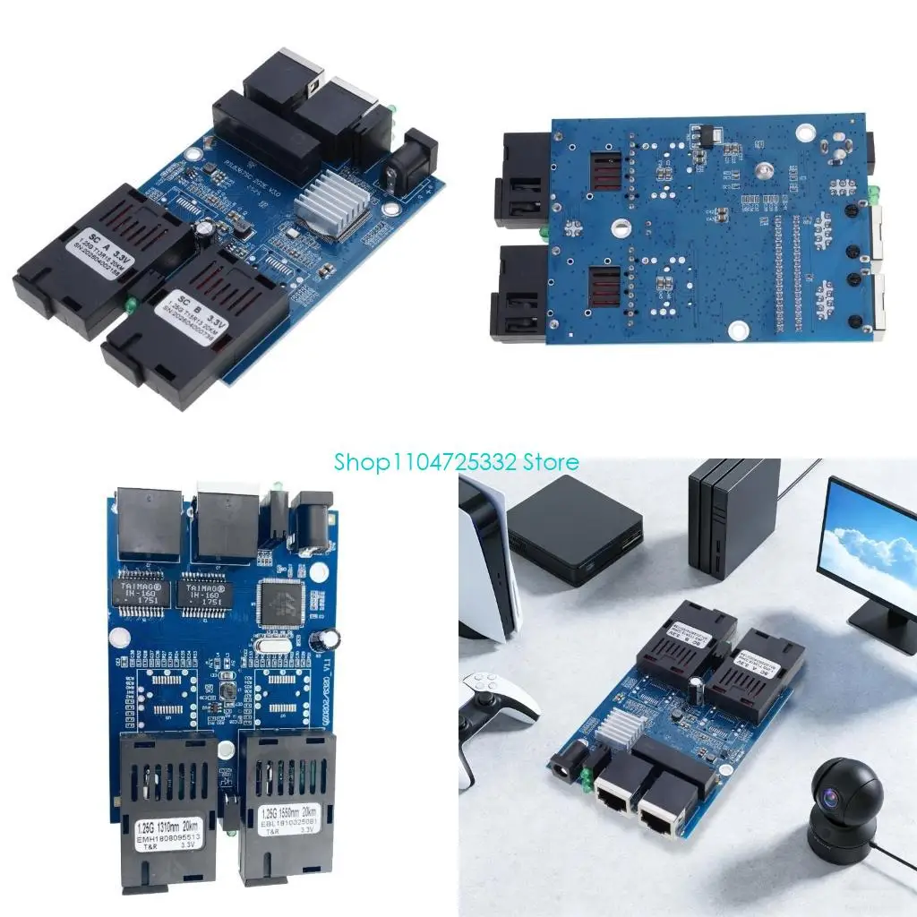 P5EA Ethernet Fiber Switch Gigabit 2G2E Optical Media Converter 2x10/100/1000Mbps Ethernet + 2x1.25Gbps Fiber Ports
P5EA Ethernet Fiber Switch Gigabit 2G2E Optical Media Converter 2x10/100/1000Mbps Ethernet + 2x1.25Gbps Fiber Ports