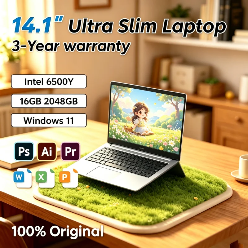 Dapper 2026 Minuscule Portable 14.1 Inch Laptop Intel 6500Y 32GB RAM 2TB SSD 5000mAh Windows 11 Fingerprint Unlock Swanky
Dapper 2026 Minuscule Portable 14.1 Inch Laptop Intel 6500Y 32GB RAM 2TB SSD 5000mAh Windows 11 Fingerprint Unlock Swanky