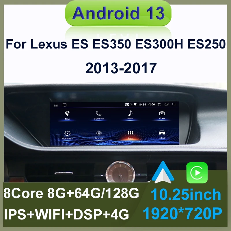 Android 13 8+128G Auto Carplay Car Dvd Player For Lexus ES ES200 ES300H ES250 ES350 Navigation Multimedia Stereo
Android 13 8+128G Auto Carplay Car Dvd Player For Lexus ES ES200 ES300H ES250 ES350 Navigation Multimedia Stereo