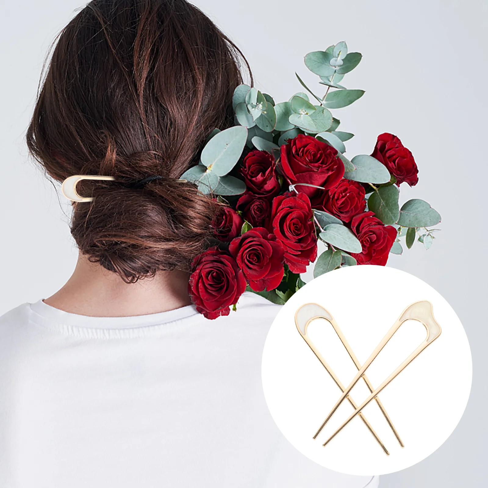2 Pcs Hairpin Headdress Accessories Forks French Sticks Buns Wild up Women Chignon Metal Hairpins
2 Pcs Hairpin Headdress Accessories Forks French Sticks Buns Wild up Women Chignon Metal Hairpins