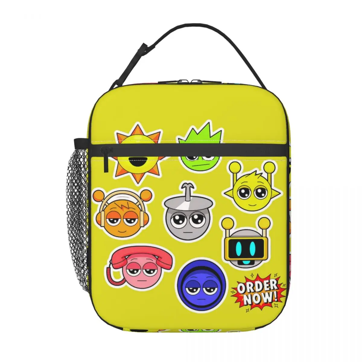 Custom Cartoon S-Sprunkies Insulated Lunch Bag for Work School Food Funny Game Portable Thermal Cooler Bento Box Women Children
Custom Cartoon S-Sprunkies Insulated Lunch Bag for Work School Food Funny Game Portable Thermal Cooler Bento Box Women Children
