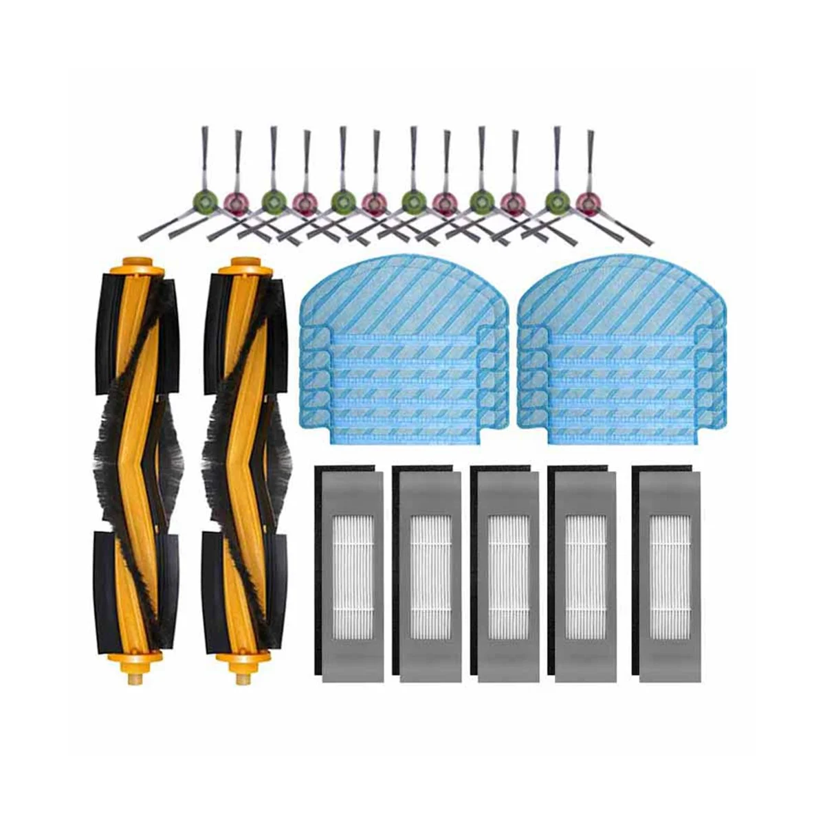 For Deebot T9 T8 N8 Pro Spare Parts Robot Vacuum Cleaner Mop Cloth Side Main Brush Filter Accessories
For Deebot T9 T8 N8 Pro Spare Parts Robot Vacuum Cleaner Mop Cloth Side Main Brush Filter Accessories