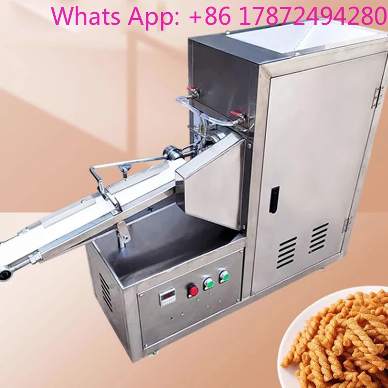 New Fried Dough Sweet Crispy Wheat Flour Snacks Extruding Twisted Food Making Machine Fried Dough Twist Machine
New Fried Dough Sweet Crispy Wheat Flour Snacks Extruding Twisted Food Making Machine Fried Dough Twist Machine