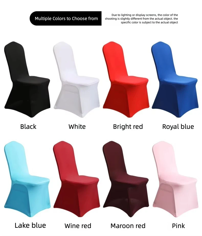 Elastic Solid Color Adjustable Chair Cover Spandex Stretch Slipcovers Chair Seat Covers Kitchen Dining Room Wedding Banquet Home
Elastic Solid Color Adjustable Chair Cover Spandex Stretch Slipcovers Chair Seat Covers Kitchen Dining Room Wedding Banquet Home