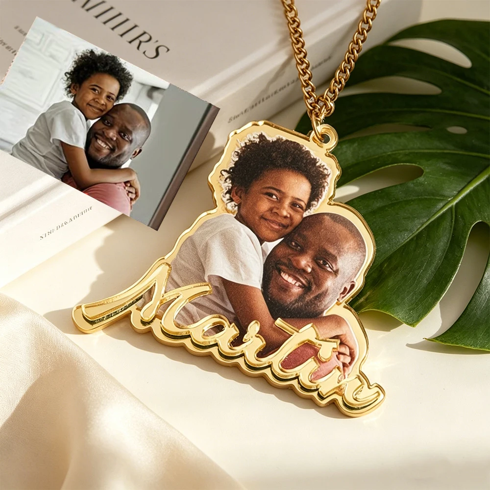 Custom Personalized Acrylic Photo Necklace Stainless Steel Necklace Perfect Gifts Couples Friends Small Gifts For Family Members
Custom Personalized Acrylic Photo Necklace Stainless Steel Necklace Perfect Gifts Couples Friends Small Gifts For Family Members