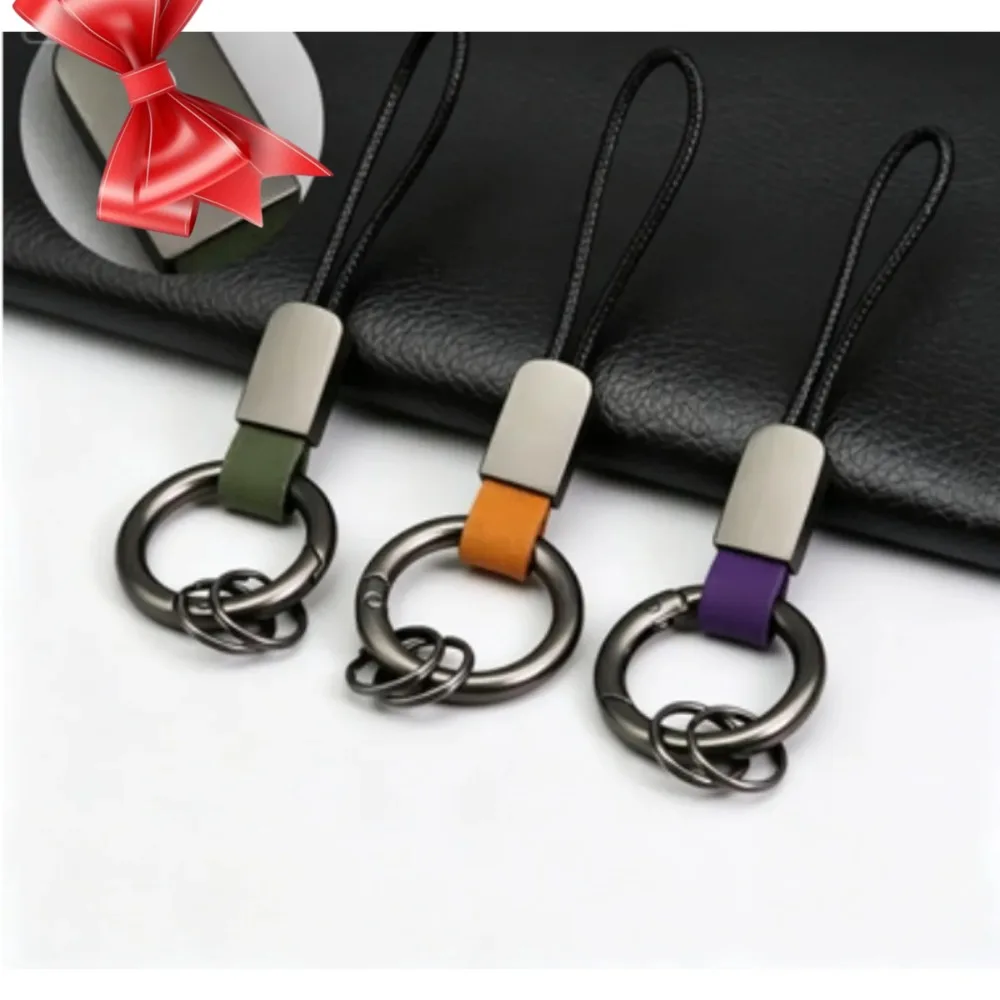Fashion Leather Car Moto Key Chains for MenWomen Car Keychain Lanyard Cotton Rope Strap Metal Keyring Gift Trendy Key Holder
Fashion Leather Car Moto Key Chains for MenWomen Car Keychain Lanyard Cotton Rope Strap Metal Keyring Gift Trendy Key Holder