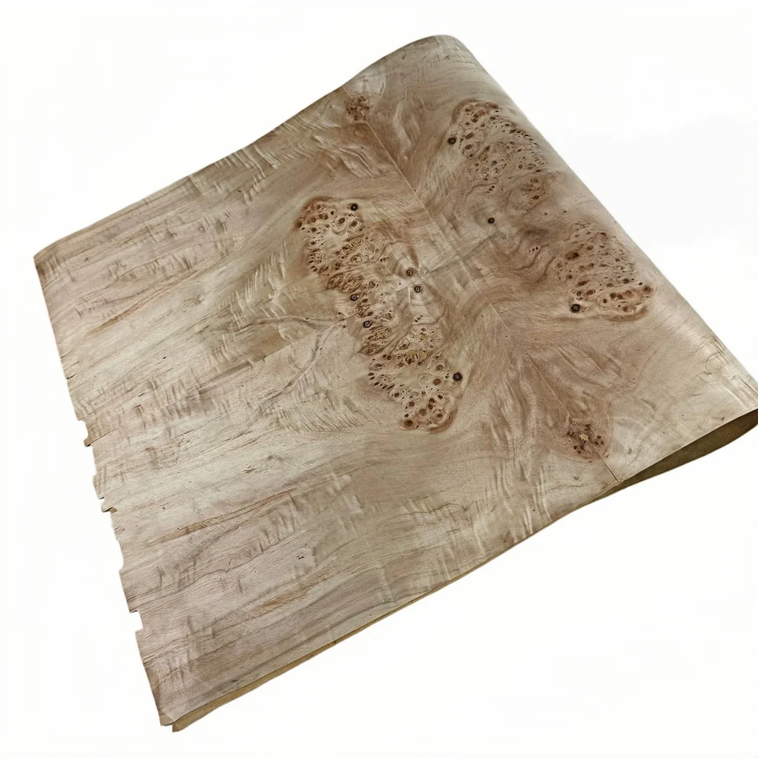 0.3mm Natural Poplar Burl Veneer, Suitable for Handicrafts, DIY Inlay, and Furniture Repair, Size 60x40cm ( Backing kraft paper)
0.3mm Natural Poplar Burl Veneer, Suitable for Handicrafts, DIY Inlay, and Furniture Repair, Size 60x40cm ( Backing kraft paper)