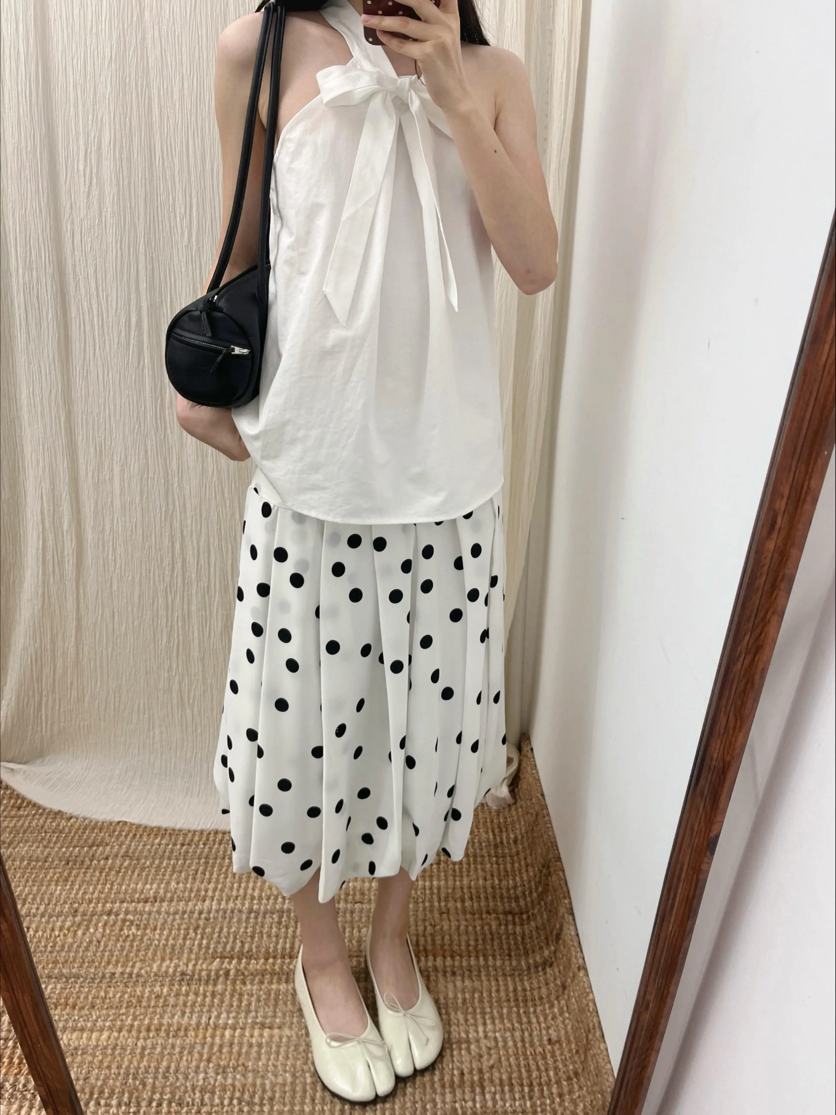 American Retro Polka Dot Women's Half-length Pleated Skirt Spring Summer Simple College Style A-Line Skirt City Commute
American Retro Polka Dot Women's Half-length Pleated Skirt Spring Summer Simple College Style A-Line Skirt City Commute