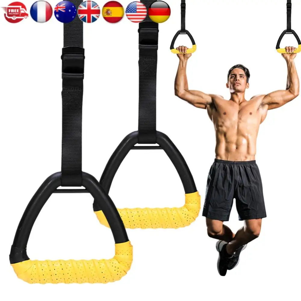 Gymnastic Rings with Adjustable Straps Pull Up Exercise Rings Non-Slip for Chlidren Adult Home Workouts Strength Training
Gymnastic Rings with Adjustable Straps Pull Up Exercise Rings Non-Slip for Chlidren Adult Home Workouts Strength Training