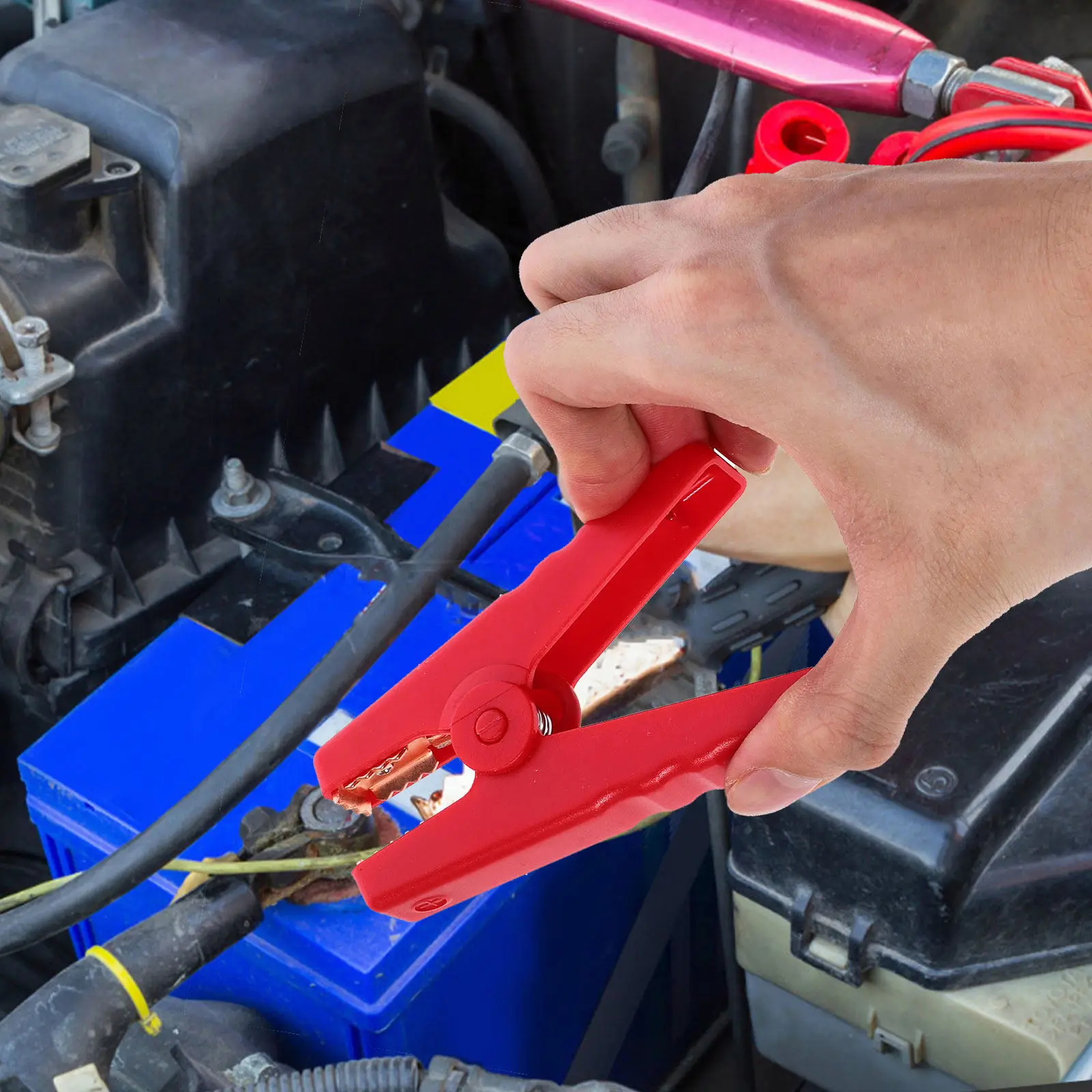 Heavy Duty Car Jump Starter Cable with Smart Battery Clamp 650A Portable Emergency Starter Clip for Vehicles Jumper Cables Kit
Heavy Duty Car Jump Starter Cable with Smart Battery Clamp 650A Portable Emergency Starter Clip for Vehicles Jumper Cables Kit