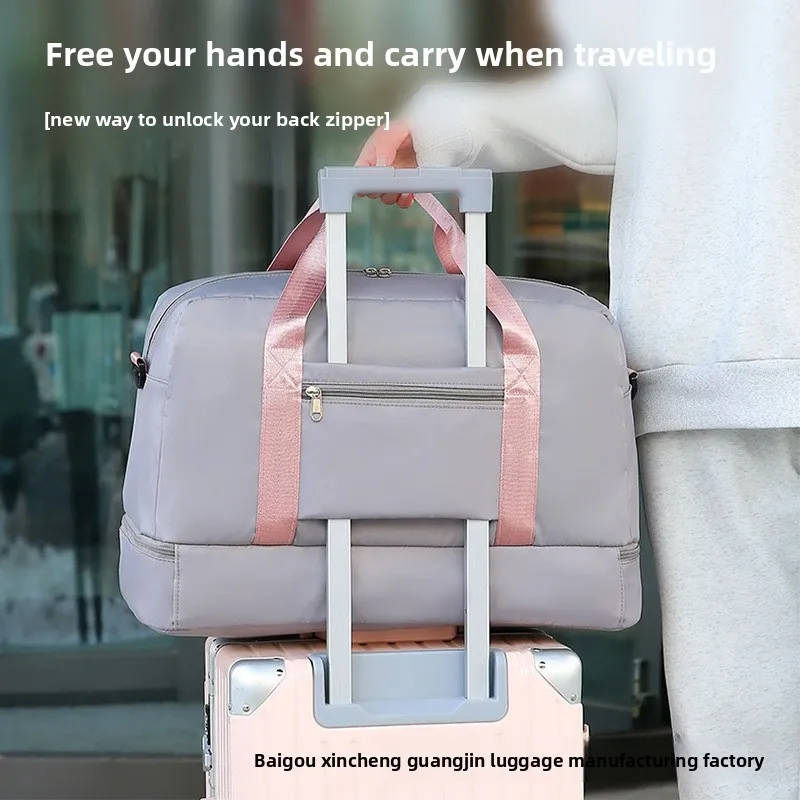 Travel Bag with Large Capacity, High-end Feel, Can Be Set with A Suitcase, Independent Shoe Compartment, Can Be Carried By Hand
Travel Bag with Large Capacity, High-end Feel, Can Be Set with A Suitcase, Independent Shoe Compartment, Can Be Carried By Hand