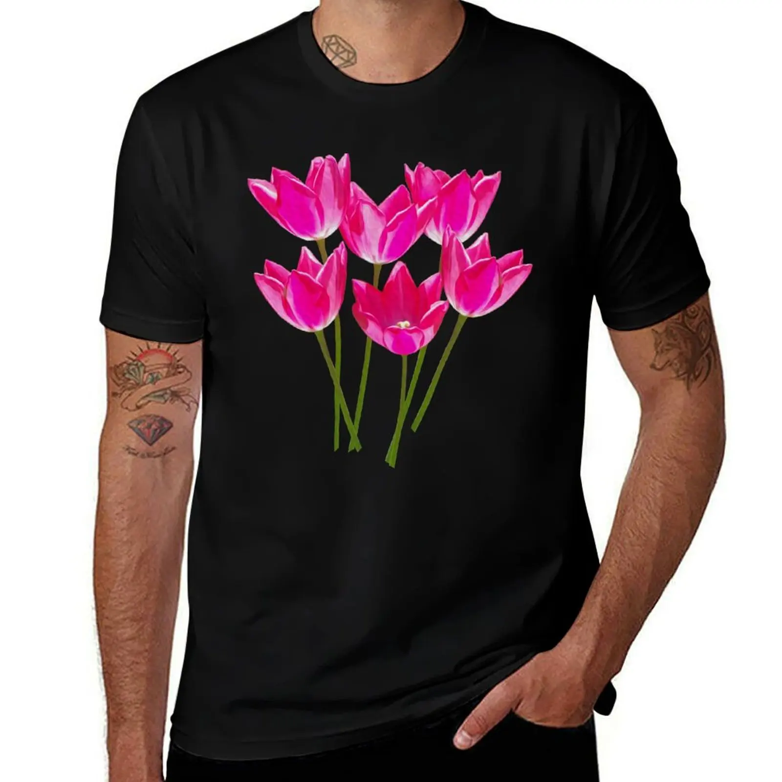 Bright Pink Tulips T-Shirt Standard Fit Solid Tee Shirt
Bright Pink Tulips T-Shirt Standard Fit Solid Tee Shirt