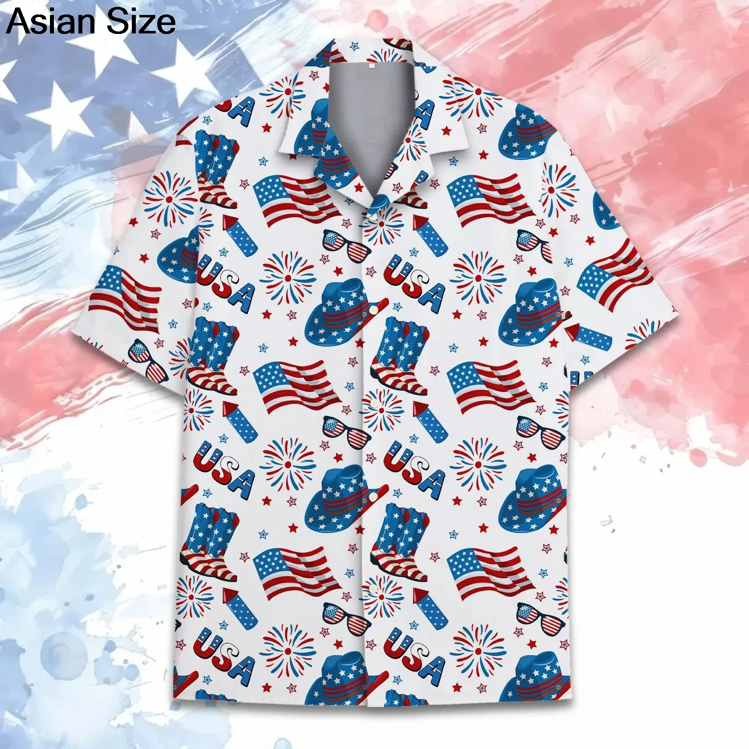 2025 USA Flag Eagle Street Style Men's 3D Print Hawaii Shirts Holiday American Independence Day Graphic Beach Hawaiian Blouses
2025 USA Flag Eagle Street Style Men's 3D Print Hawaii Shirts Holiday American Independence Day Graphic Beach Hawaiian Blouses