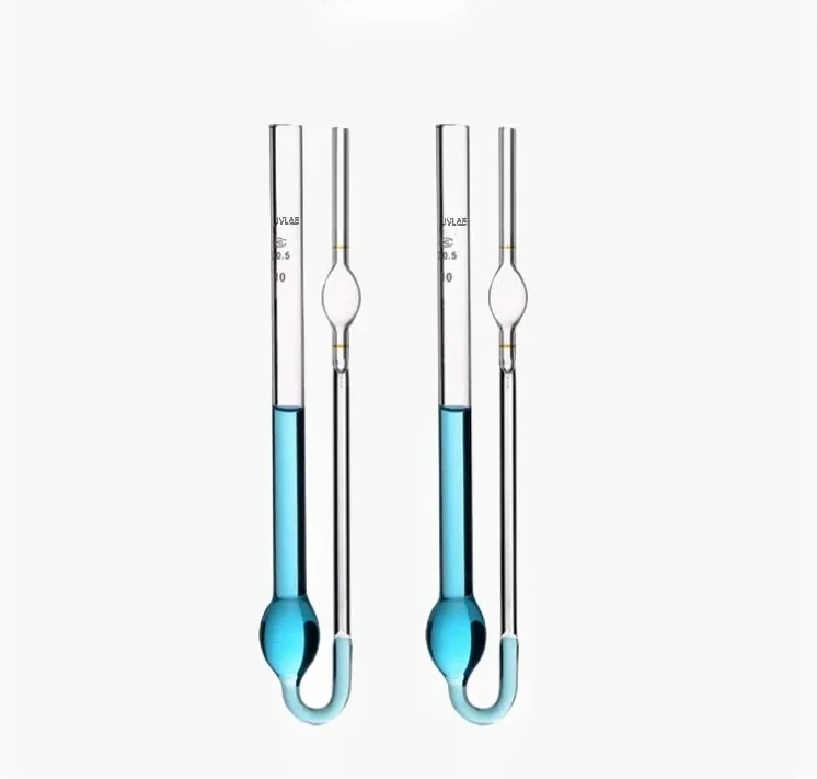 Ostwald Viscometer U-tube Capillary Viscometer for Fluid Viscosity Coefficient Measurement 1831 Type 0.4 0.5 0.7 1.0 1.5mm 1 PCS
Ostwald Viscometer U-tube Capillary Viscometer for Fluid Viscosity Coefficient Measurement 1831 Type 0.4 0.5 0.7 1.0 1.5mm 1 PCS