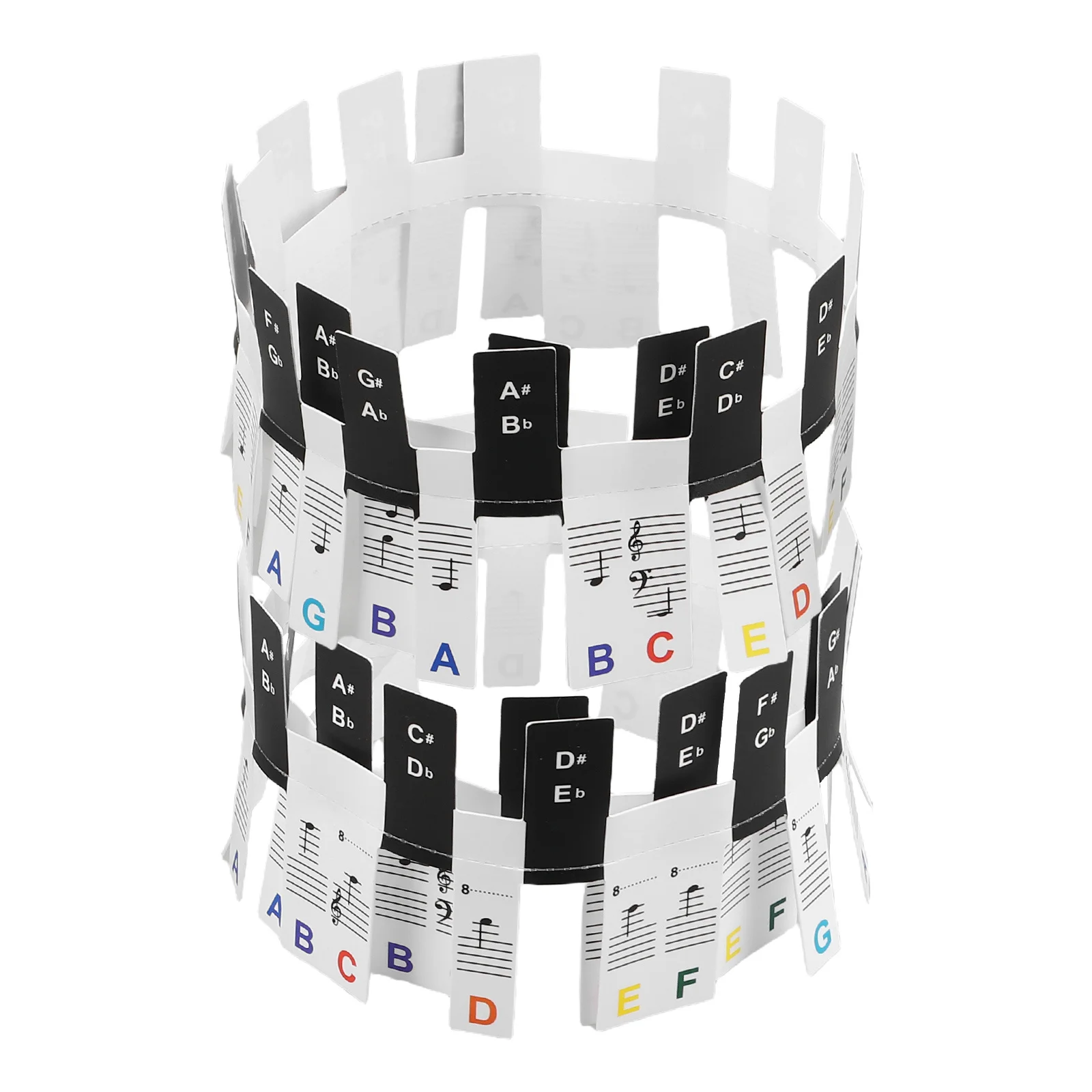 1 Set 88-Key Piano Keyboard Stickers Colorful Fade-Resistant Labels For Kids Beginners Easy Apply Remove No Residue Universal
1 Set 88-Key Piano Keyboard Stickers Colorful Fade-Resistant Labels For Kids Beginners Easy Apply Remove No Residue Universal