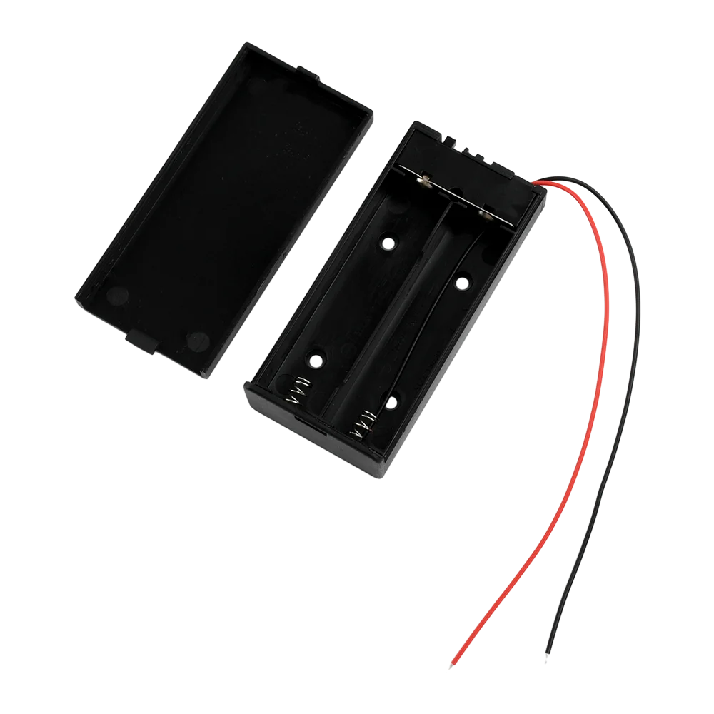 2 Slot 18650 Battery Holder Parallel Connection 3.7V 18650 Battery Box with Leads Wires ON/Off Switch Back Cover
2 Slot 18650 Battery Holder Parallel Connection 3.7V 18650 Battery Box with Leads Wires ON/Off Switch Back Cover