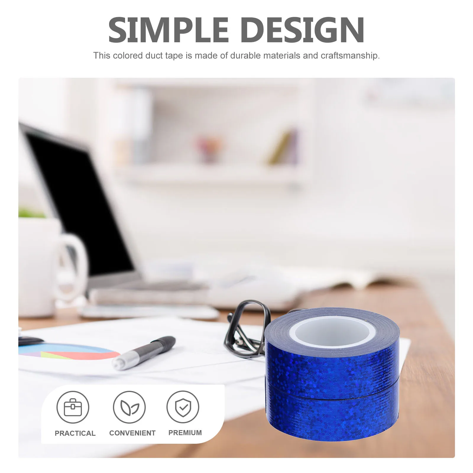 2pcs 2 Rolls Glitter Colored Duct Tape Strong Adhesive Heavy Duty For Sealing Repair Crafting Decorative Use Tape Rolls
2pcs 2 Rolls Glitter Colored Duct Tape Strong Adhesive Heavy Duty For Sealing Repair Crafting Decorative Use Tape Rolls