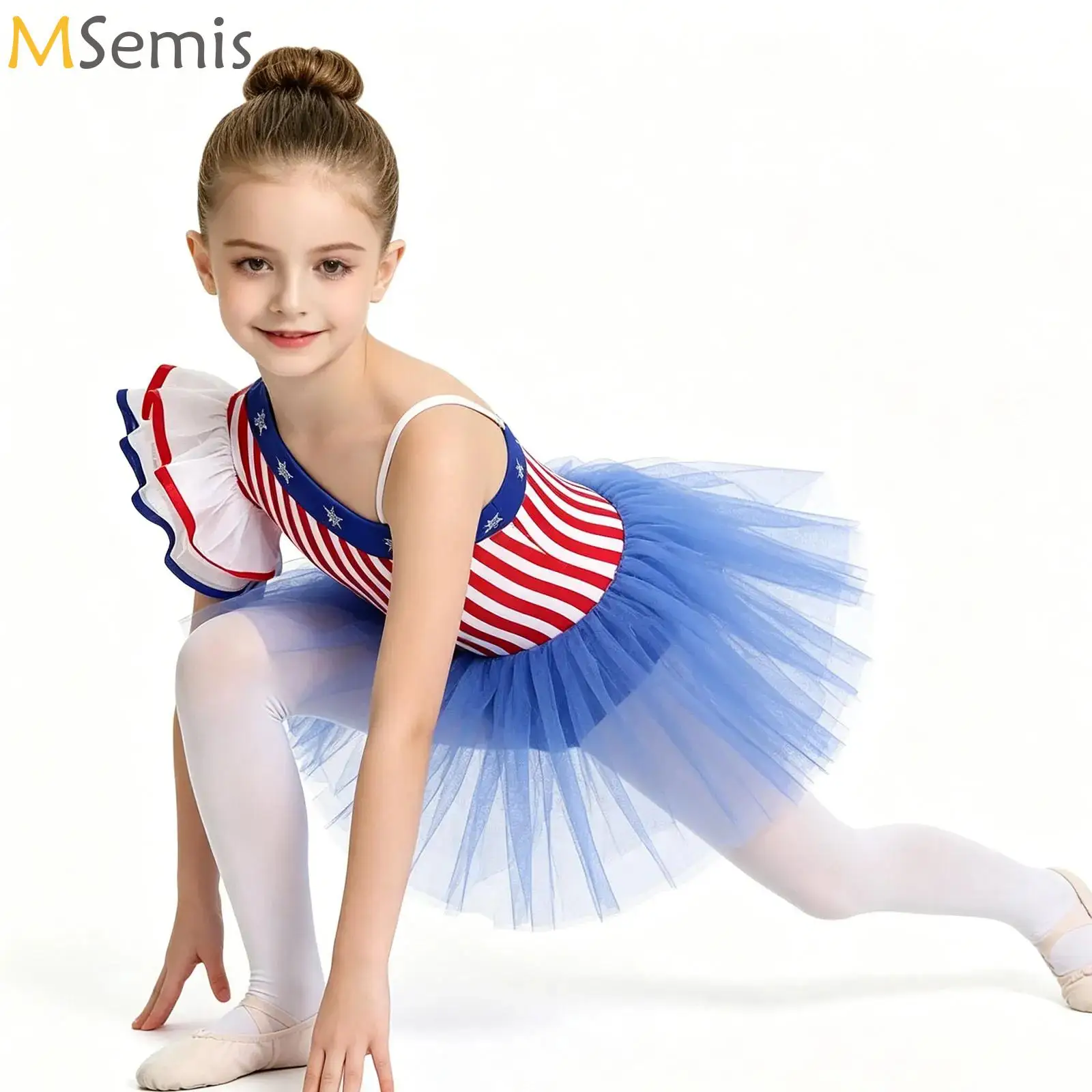 Kid Girls Shiny Rhinestones Gymnastics Ballet Leotards Dress Color Block Circus Ringmaster Costume Mesh Ruffled Overlay Bodysuit
Kid Girls Shiny Rhinestones Gymnastics Ballet Leotards Dress Color Block Circus Ringmaster Costume Mesh Ruffled Overlay Bodysuit