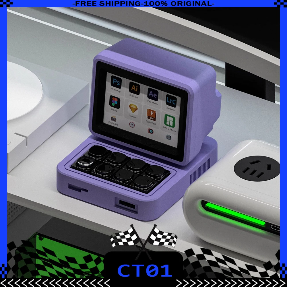 YuanzhuoStyle CT01 Streamdeck комплект клавиатуры мини-экранная консоль настольный комплект потоковой деки ретро настольные украшения индивидуальные подарки
YuanzhuoStyle CT01 Streamdeck комплект клавиатуры мини-экранная консоль настольный комплект потоковой деки ретро настольные украшения индивидуальные подарки