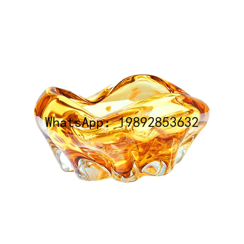 PYJ New Chinese Light Luxury Amber Glazed Ornament Fruit Plate Living Room Coffee Table Snack Plate
PYJ New Chinese Light Luxury Amber Glazed Ornament Fruit Plate Living Room Coffee Table Snack Plate
