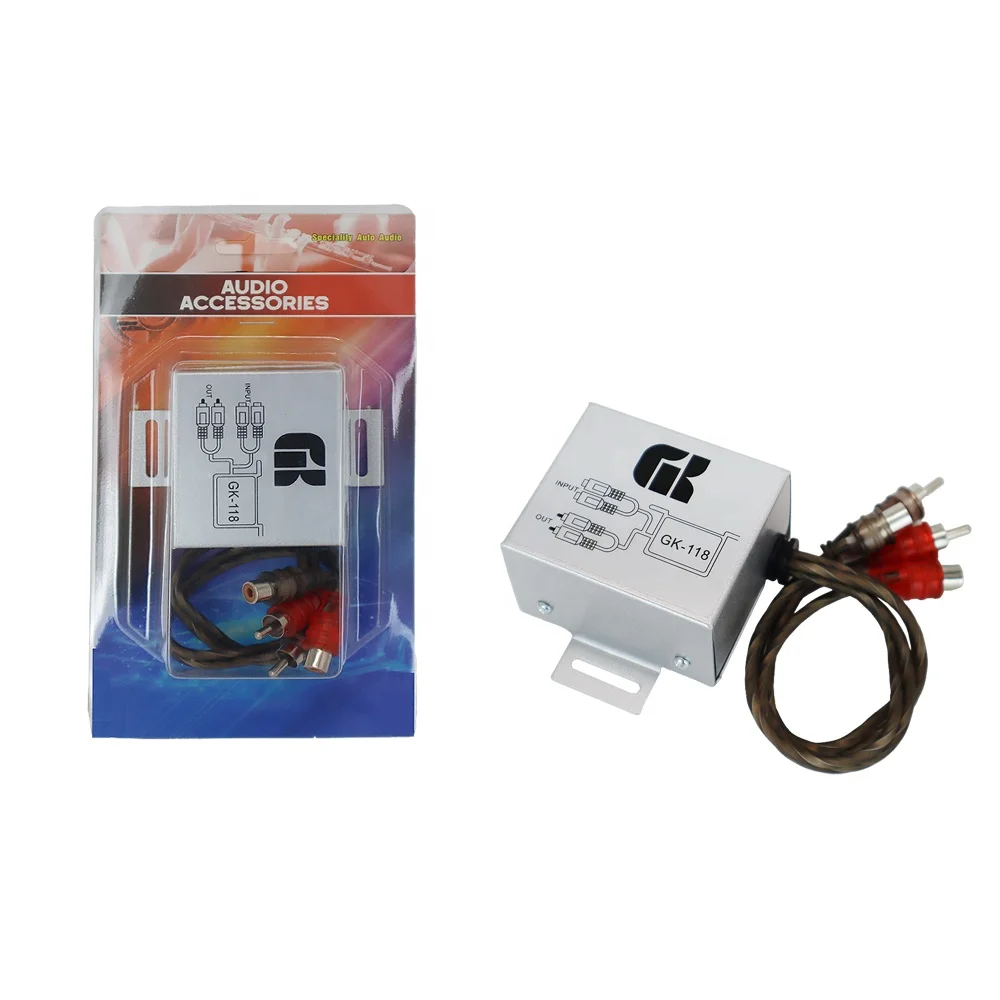 Автомобильный аудиофильтр-глушитель помех и шумов (GK-118) для стереосистем и усилителей
Автомобильный аудиофильтр-глушитель помех и шумов (GK-118) для стереосистем и усилителей