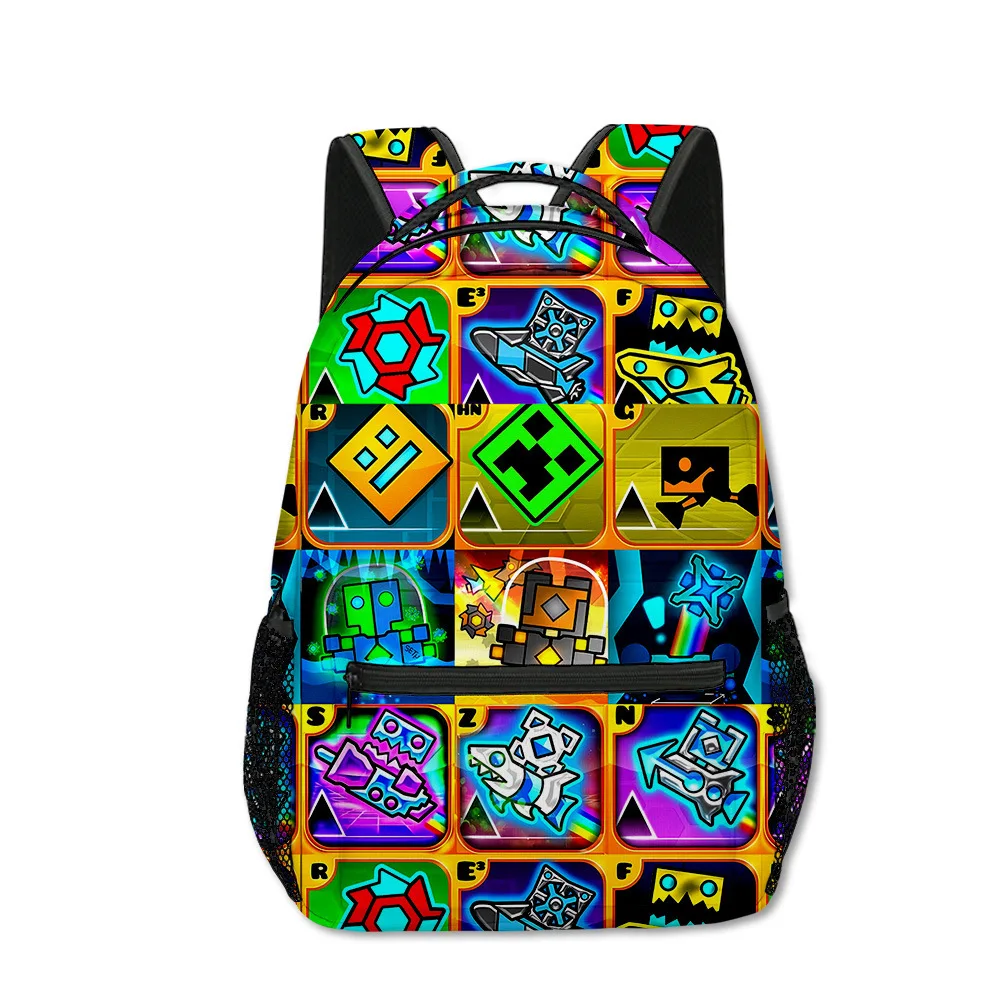 Fashion Novelty Cool Geometry Dash student Bookbag Notebook Backpacks 3D Print Oxford Waterproof Boys/Girls Travel Backpacks
Fashion Novelty Cool Geometry Dash student Bookbag Notebook Backpacks 3D Print Oxford Waterproof Boys/Girls Travel Backpacks