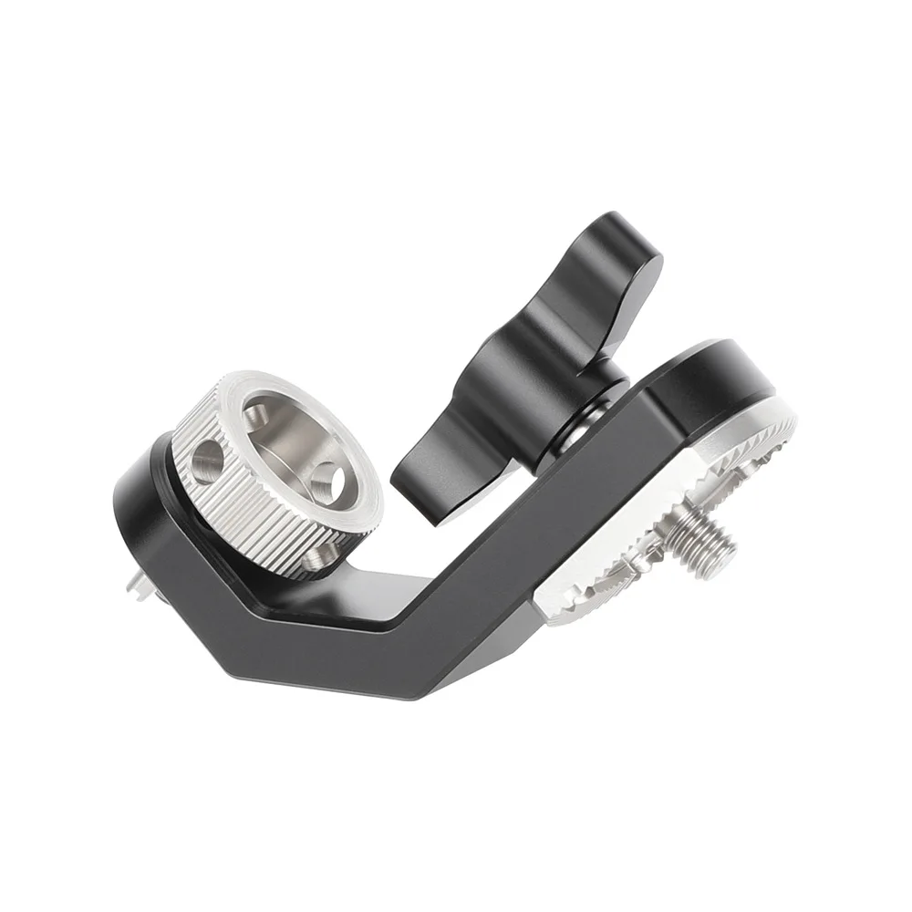 Standard ARRI with M6 Knob & 1/4 Screw Extension Arm with 1/4"-20 Anti-Twist Screw Mount for SmallHD On-Camera Monitors
Standard ARRI with M6 Knob & 1/4 Screw Extension Arm with 1/4"-20 Anti-Twist Screw Mount for SmallHD On-Camera Monitors
