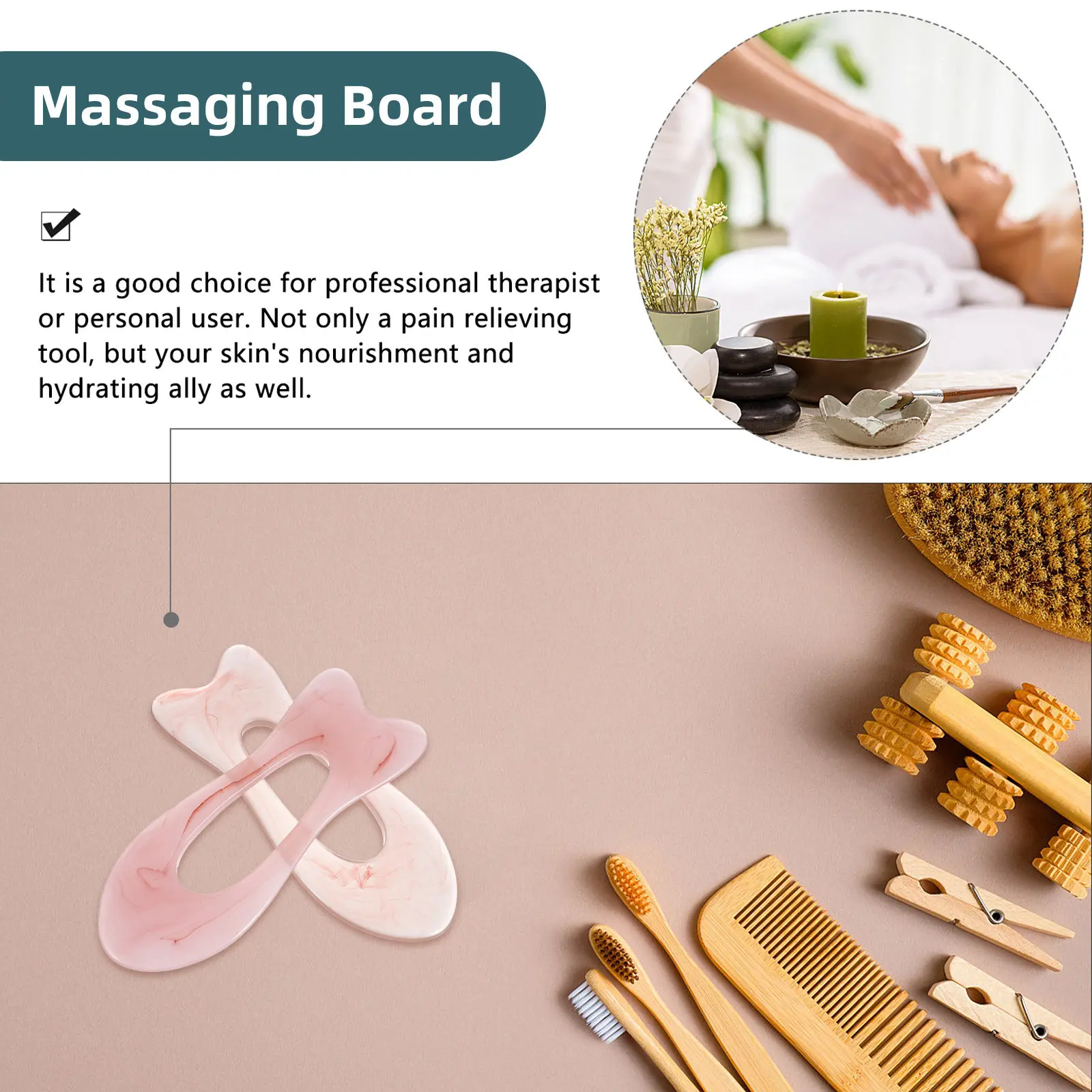 Набор из 2 полых массажных пластин Гуаша для тела, инструмент для снятия мышечной боли, массажа головы и снятия головной боли
Набор из 2 полых массажных пластин Гуаша для тела, инструмент для снятия мышечной боли, массажа головы и снятия головной боли