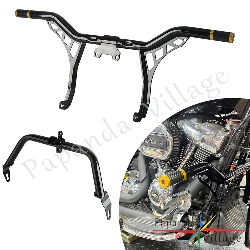 Motorcycle Chopped Engine Guard Crash Bar W/ Fairing Support Kit For Harley Road Glide Special FLTR FLTRXS FLTRXST FLTRU 2015-
Motorcycle Chopped Engine Guard Crash Bar W/ Fairing Support Kit For Harley Road Glide Special FLTR FLTRXS FLTRXST FLTRU 2015-