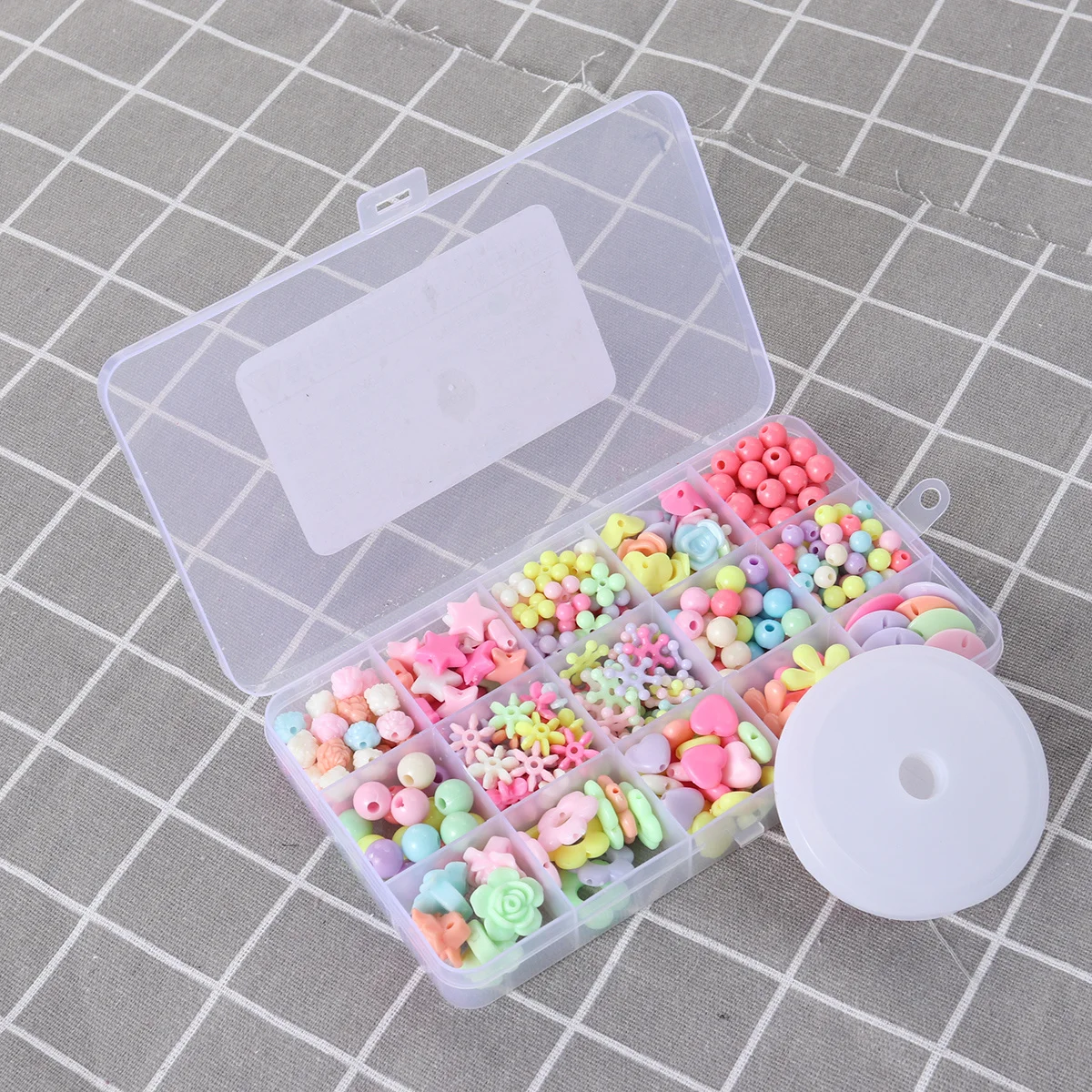 330Pcs Children DIY Acrylic Beads 13 Plaid Colorful Accessories for Imagination Creativity Logical Thinking Acrylic Beads
330Pcs Children DIY Acrylic Beads 13 Plaid Colorful Accessories for Imagination Creativity Logical Thinking Acrylic Beads