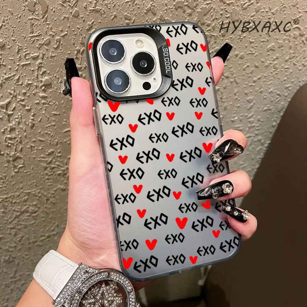 Kpop E-EXO Phone Case For iPhone 16 15 14 13 12 11 Plus Pro Max multicolor Aurora laser Shockproof Funda Cover
Kpop E-EXO Phone Case For iPhone 16 15 14 13 12 11 Plus Pro Max multicolor Aurora laser Shockproof Funda Cover