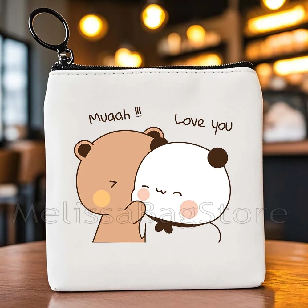 Эстетическая милая пара медведей Kawaii животное мультфильм прекрасный принт холст портмоне сумка маленькая квадратная сумка для хранения ключей кошелек
Эстетическая милая пара медведей Kawaii животное мультфильм прекрасный принт холст портмоне сумка маленькая квадратная сумка для хранения ключей кошелек