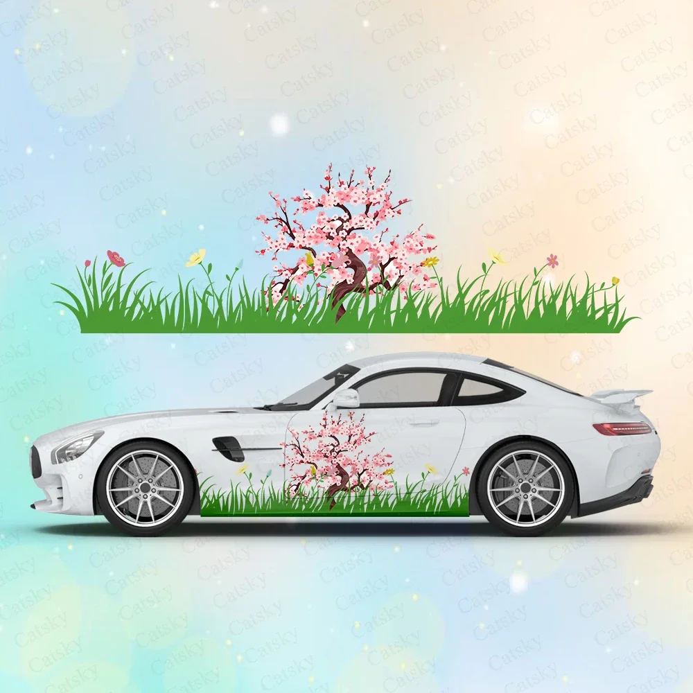 Green Grass and Cherry Blossoms Large Car Stickers and Decals Car Body Stickers Car-Side Decals Waterproof Car Vinyl Stickers
Green Grass and Cherry Blossoms Large Car Stickers and Decals Car Body Stickers Car-Side Decals Waterproof Car Vinyl Stickers