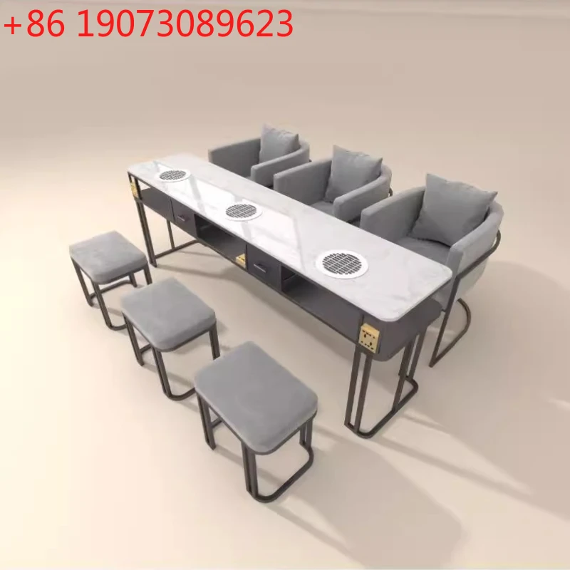 Легкий роскошный современный маникюрный стол, водонепроницаемый квадратный прием, ручной маникюр
Легкий роскошный современный маникюрный стол, водонепроницаемый квадратный прием, ручной маникюр