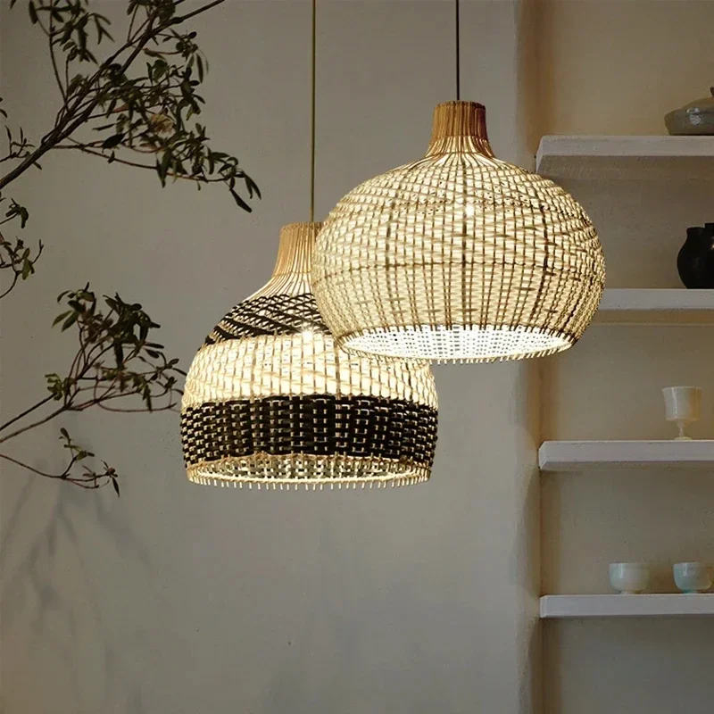 New Color Matching Rattan Lamp Vintage Pendant Light Fixtures Retro Hanglamp Dining Room Decor Restaurant Suspension Luminaire
New Color Matching Rattan Lamp Vintage Pendant Light Fixtures Retro Hanglamp Dining Room Decor Restaurant Suspension Luminaire