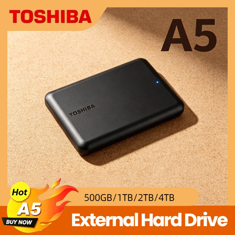 100%Original Toshiba A5 Black Portable HDD 500GB 1TB 2TB 4TB USB 3.2 Gen1 Ultra Fast Transfer Shock Absorbing for PC Mac
100%Original Toshiba A5 Black Portable HDD 500GB 1TB 2TB 4TB USB 3.2 Gen1 Ultra Fast Transfer Shock Absorbing for PC Mac