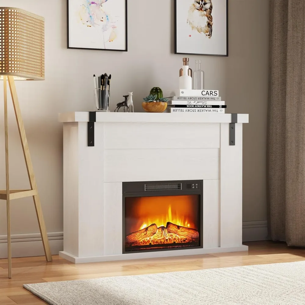 46"Fireplace Mantel Cabinet, 34.7 inches Tall Includes 23" Freestanding 1400W Electric Fireplace,Remote Control, for Living Room
46"Fireplace Mantel Cabinet, 34.7 inches Tall Includes 23" Freestanding 1400W Electric Fireplace,Remote Control, for Living Room