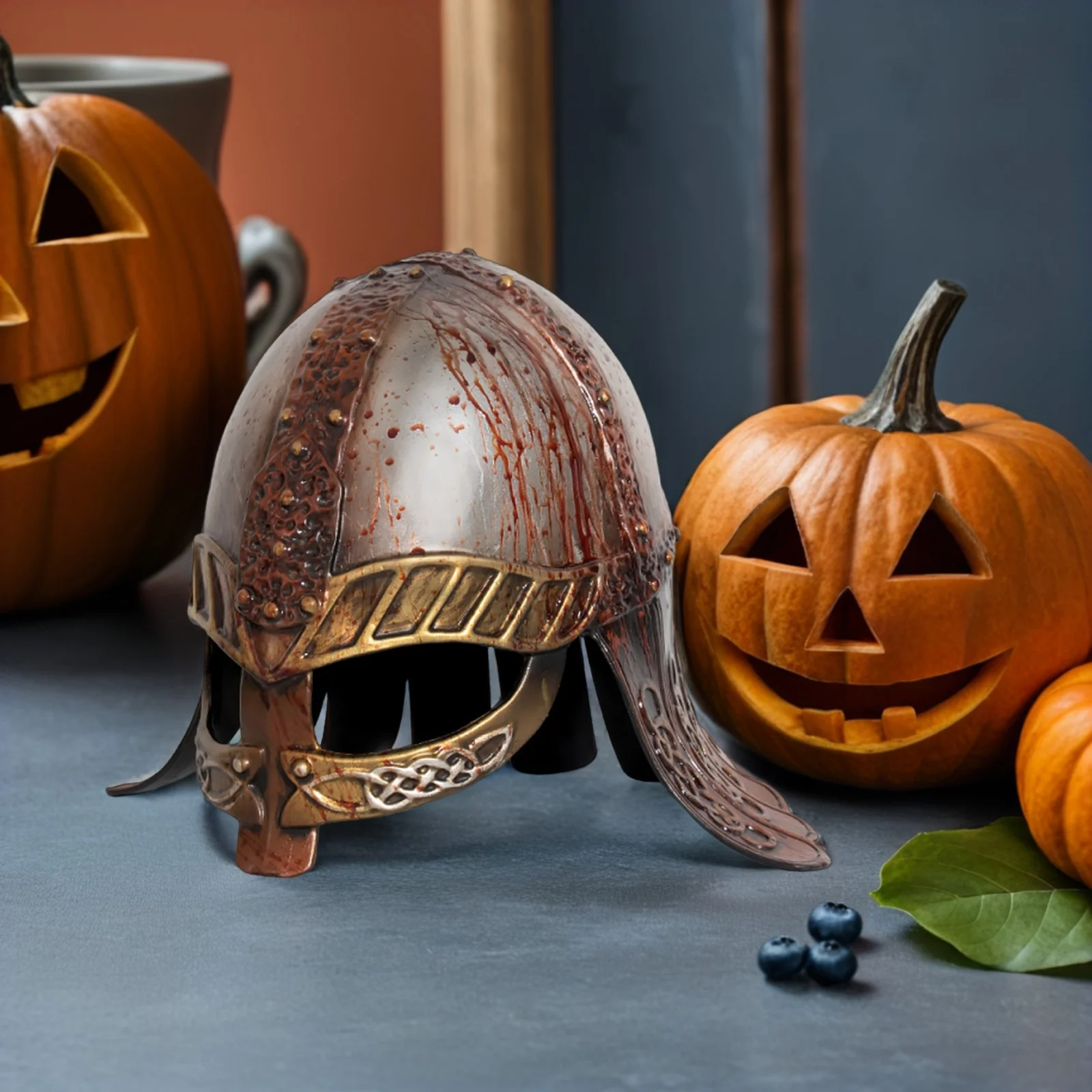 Viking Viking Hat Women Men Medieval Costume Cosplay Party Prop Realistic Warrior Performance Hat
Viking Viking Hat Women Men Medieval Costume Cosplay Party Prop Realistic Warrior Performance Hat